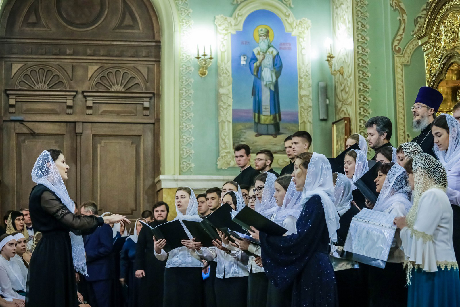 Певчие хор Преображенский собор Белгород